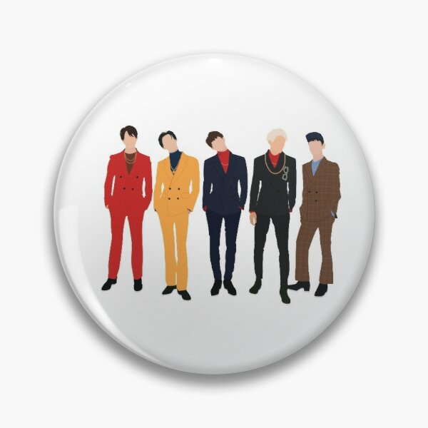 Shinee (1of1) - Group Pin RB2507 product Offical Shinee Merch
