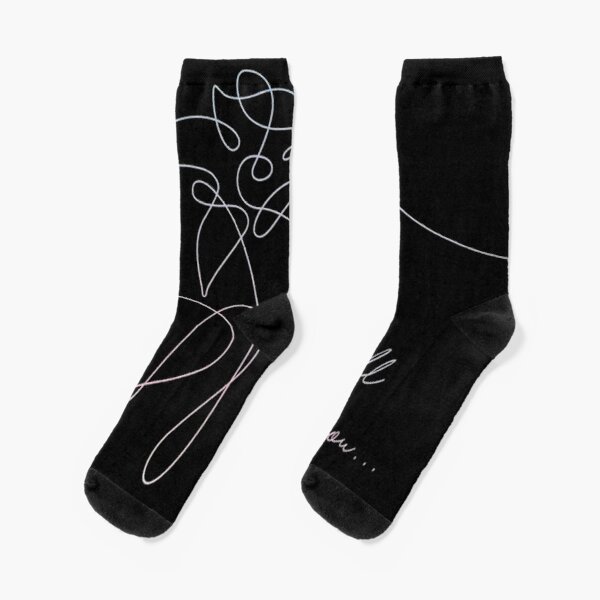 BTS LOVE YOURSELF -ANSWER ALBUM LOGO , BUT I STILL WANT YOU Socks RB2507 product Offical BTS Merch