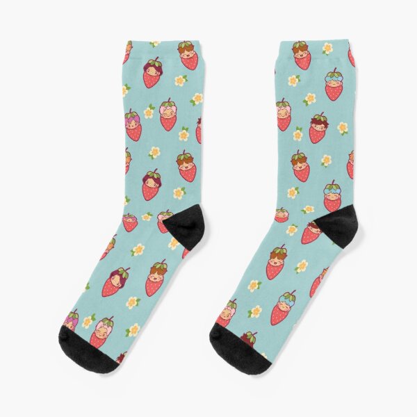 BTS Strawberry Patch ~Clothes & Accessories~   Socks RB2507 product Offical BTS Merch