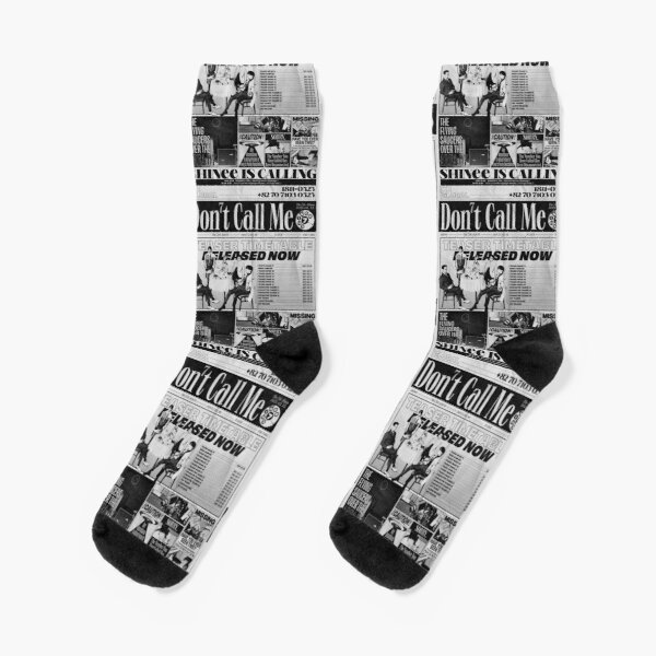 SHINee Don't Call Me Socks RB2507 product Offical Shinee Merch