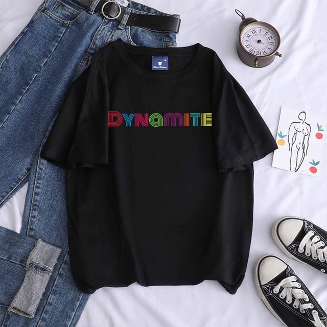 2020 new album DYNAMIT short Kpop cartoon Bangtan BoysT shirt Korean Jhope style short sleeve casual.jpg 640x640 c377678b c6b5 4fb9 bd2f ff80e9006749 - Korean Pop Shop
