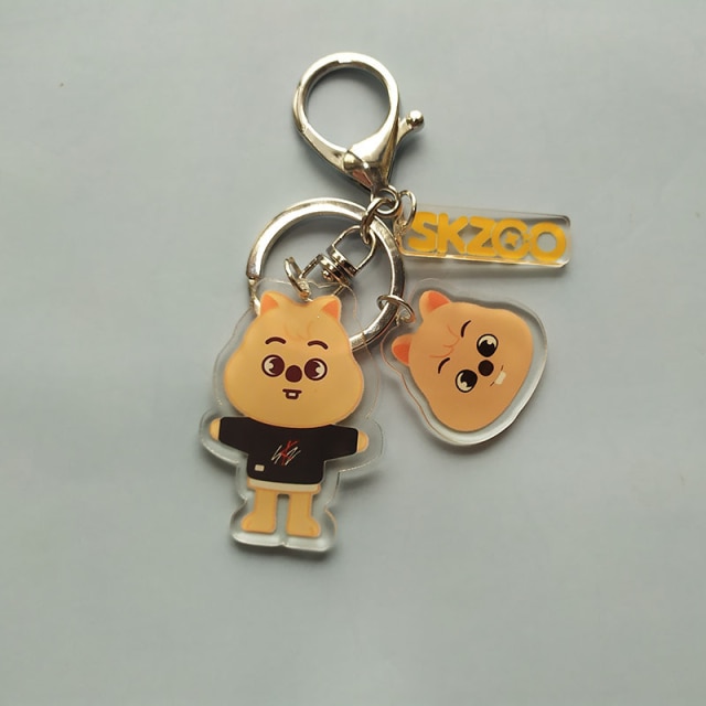 KPOP Stray Kids Cartoon Image SKZOO Double Sided Printing Transparent Acrylic Keychain Keyring Bag Accessories Gifts 13.jpg 640x640 13 - Korean Pop Shop