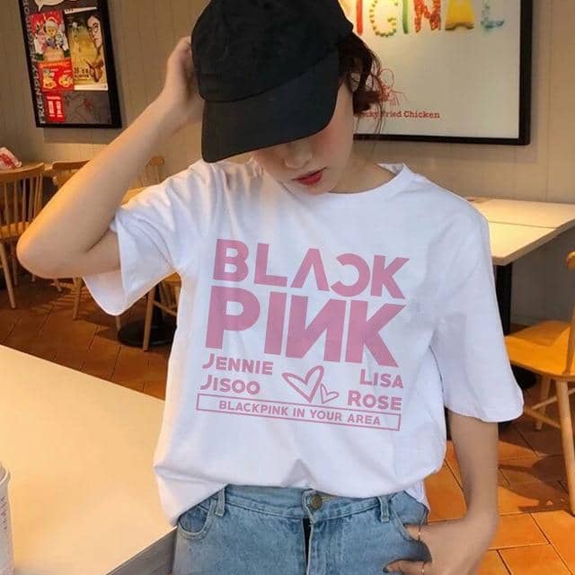 blackpink korean t shirt women female top tee shirts hip hop summer t shirt 90s kawaii.jpg 640x640 2065b81b b79d 4c77 b18c 91bc3c995486 - Korean Pop Shop