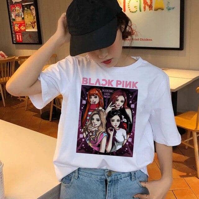 blackpink korean t shirt women female top tee shirts hip hop summer t shirt 90s kawaii.jpg 640x640 76e7c37a 2c5d 42a6 817d 0fd732c5a01c - Korean Pop Shop