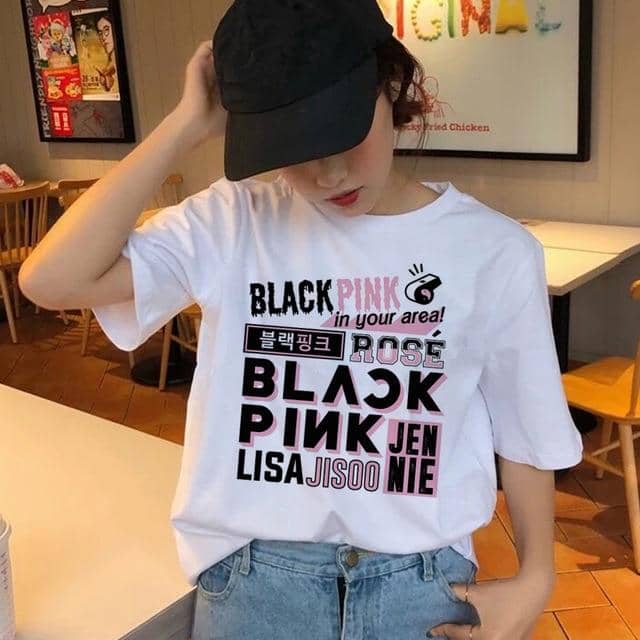 blackpink korean t shirt women female top tee shirts hip hop summer t shirt 90s kawaii.jpg 640x640 9ef7a9dc 0b3f 4a86 90cc 2260abb76feb - Korean Pop Shop