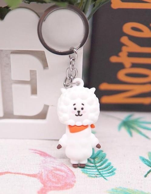 cute kpop keychain korea bangtan boys key rings pendant cute dog rabbit sheep koala doll ribbon.jpg 640x640 17e8269e ecf2 482d a48b 32ead646567b - Korean Pop Shop